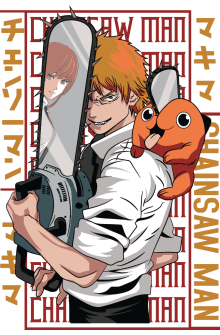 Chainsaw Dark Anime Vector